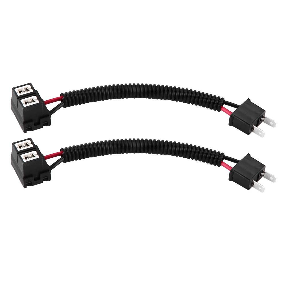 H7 Headlights Fog Lights Extension Connector Plug Adapter H7 Ceramic Adapter Cable