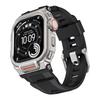 Vibrant Zinc‑Alloy Cover Integrated Silicone Replacement Watch Band Strap For Apple Watch Series 11 / 10 46mm