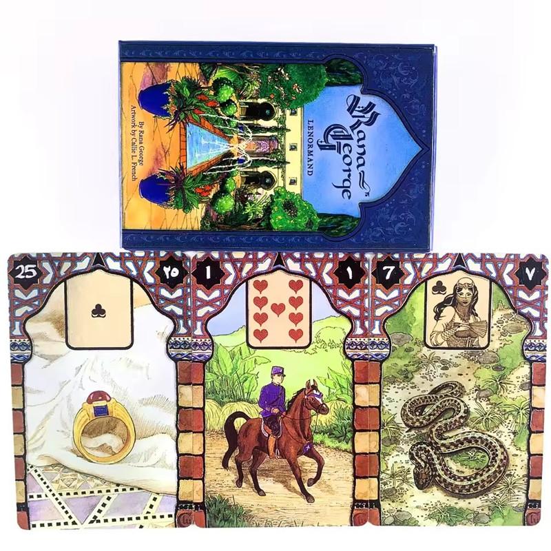 Rana George Lenormand Oracle Deck Original Tarot Cards Games Divination Party Desktop Toy Entertainment Leisure 18+