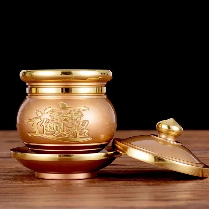 1 Piece of Metal Offering Wine Glass Buddha Front Household Guanyin Water Purification Tribute Cup Buddha Utensils