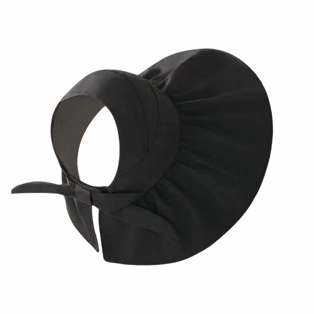 Comfortable Wide Brim Sun Hat Foldable Lightweight Large Sun Visor Hat Breathable UV Protection Empty Top Sun Cap Summer