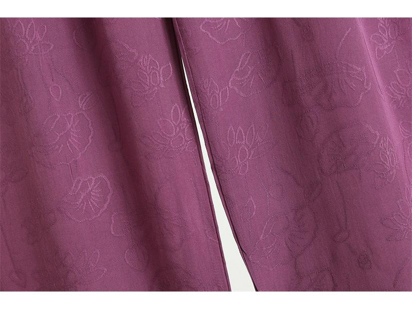 Летние женские хлопково-шелковые твиловые брюки с высокой талией и широкими штанинами 2025: Легкий, Свободный и Универсальный