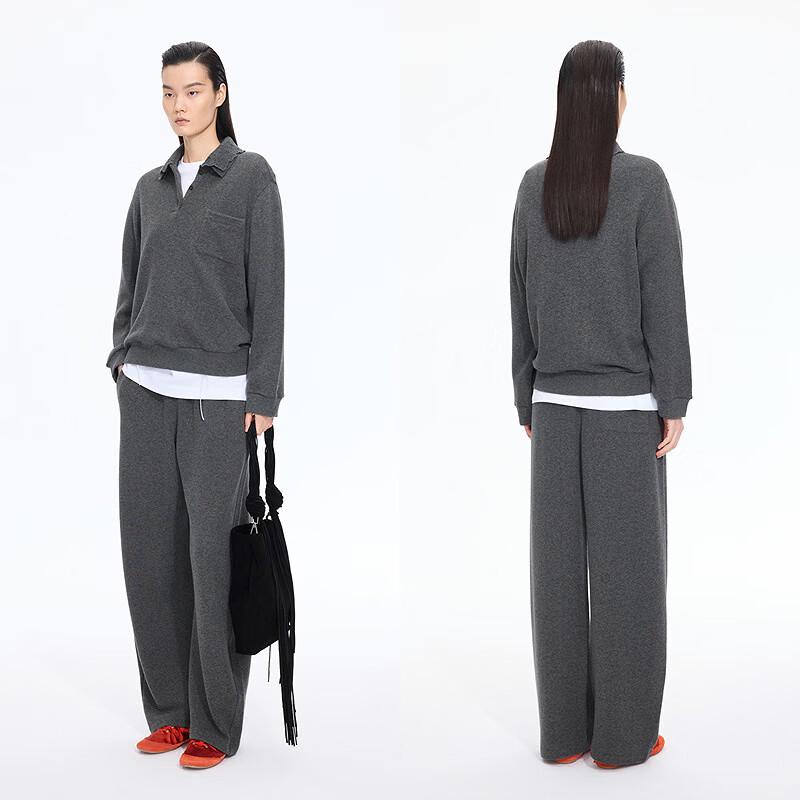 JNBY 2026 Spring Polo Neck Sweatshirt
