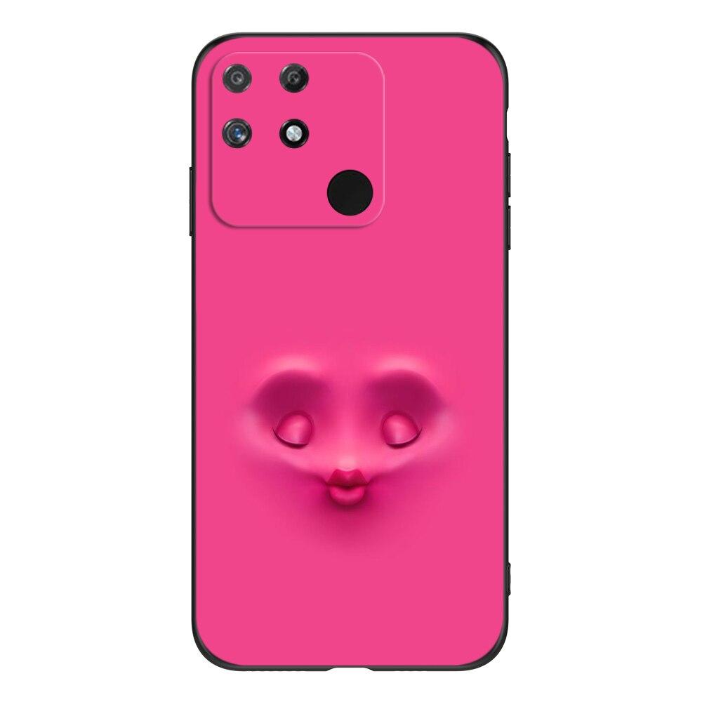 Для Realme Narzo 50A чехол 6,5 дюймов для OPPO Realme Narzo50A 50 A чехол RMX3430 чехол для телефона черный чехол из ТПУ милый забавный