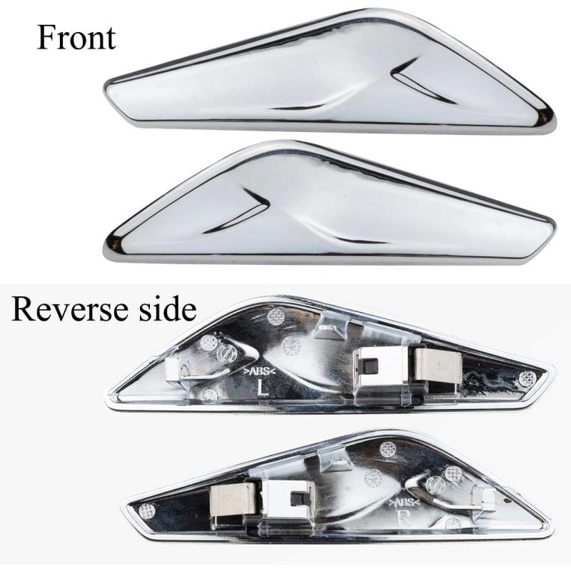 Хромированная накладка на переднее крыло Правая Левая сторона Подходит для X3 F25 X4 F26 2013-2017 Заменяет 51117338570 51117338569