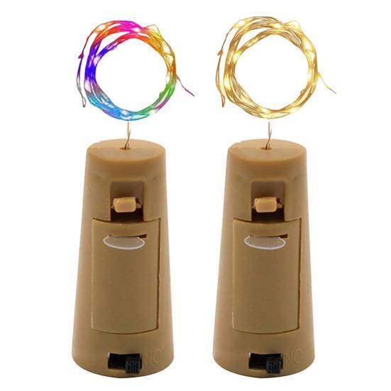 10 шт. светильников для винных бутылок с пробкой, супер яркие водонепроницаемые пробковые светильники на батарейках, романтические декоративные мини-светильники
