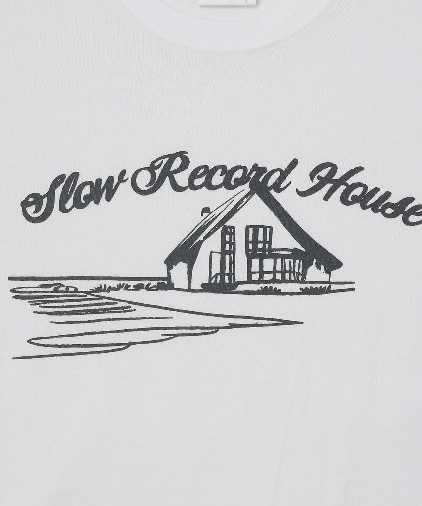SLOW RECORD HOUSE Дом Эскизов Футболка с коротким рукавом [2 цвета]