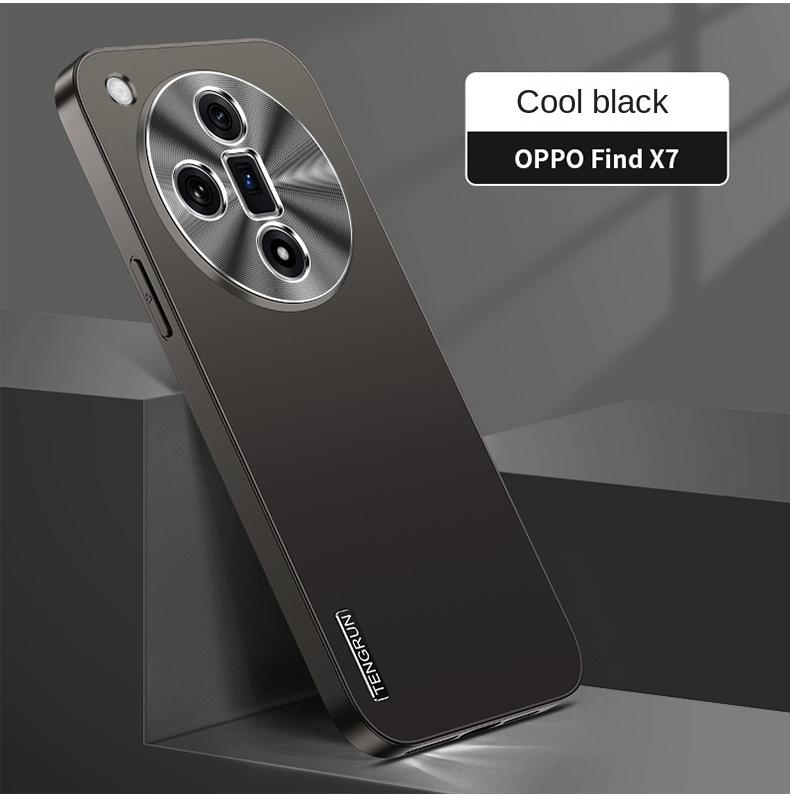 For OPPO Find X7 X7 Ultra electroplated metallic matte camera full protection shockproof phone case