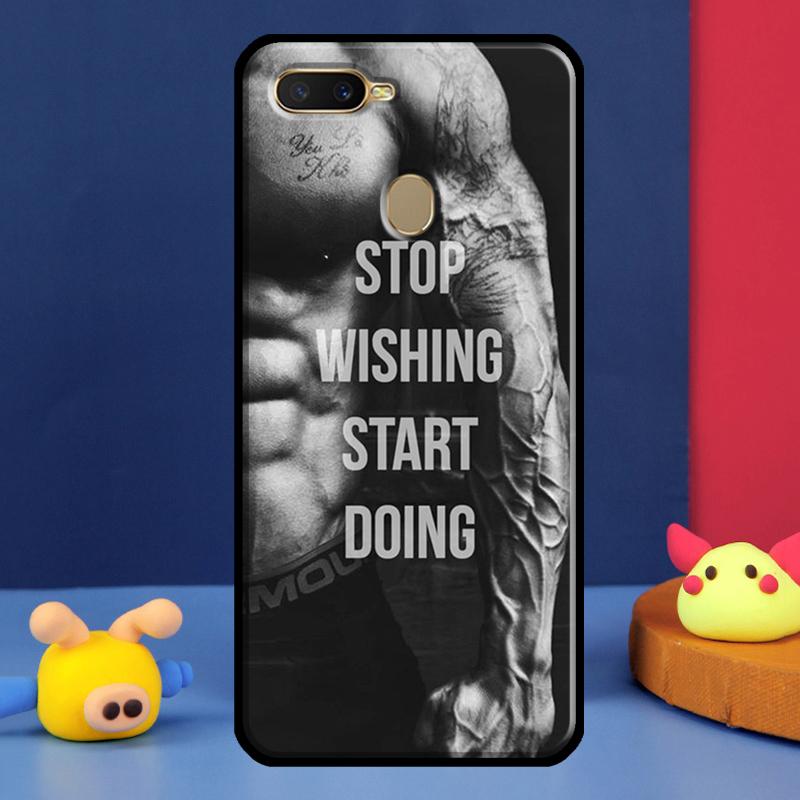 Фитнес-чехол для бодибилдинга и тренажерного зала для Oppo A98 A78 A58 A15 A16 A17 A5 A9 A91 A52 A72 A76 A96 A74 A94 A54 S A57 A77