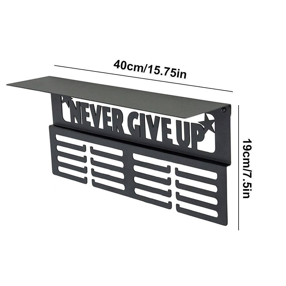 Дисплей для медалей с полкой для трофеев Настенный дисплей для медалей и полка для трофеев Полка для показа наград Подставка для медалей