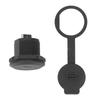 Type C 3.1 Panel Mount Coupler Water Proof Female Connector USB C Mounting Socket with Dust Cover