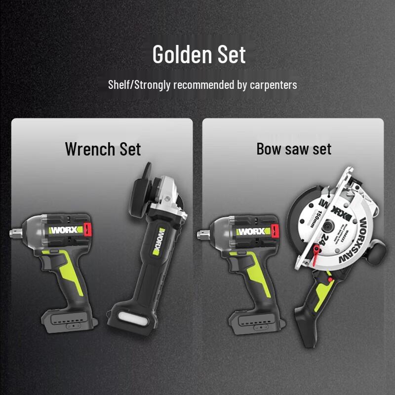 WORX WU289 20V Brushless Cordless Impact Wrench CN plug (adapter included)