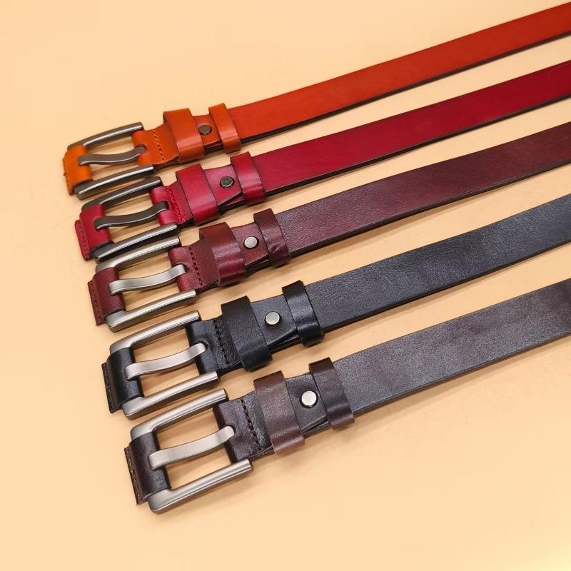 Простой женский ремень первого слоя, универсальный ремень, женский изящный декоративный модный ремень с пряжкой