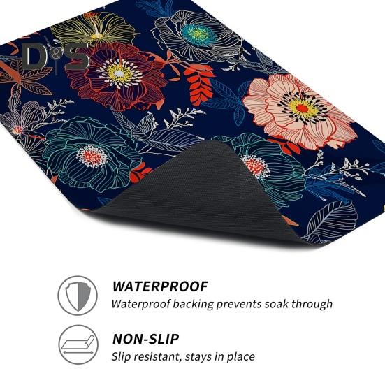 Коврик для кофеварки, впитывающий коврик для сушки посуды, долговечный многоцелевой нескользящий настольный коврик для домашней кухонной стойки