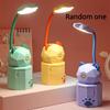 1pcs Cute Animal LED Desk Lamp Foldable Dimmable Table Light Temperature Adjustable Learning Portable Lamp