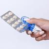 1/2/3Pcs Portable Pill Taker with Built-in Compartment Elderly Disabled Blister Pack Opener Assistance Tool Travel Tablets Pills Dispenser Extractor