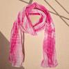 Nomad Sari Party Shine Scarf – Perfect Pink (180×50cm)