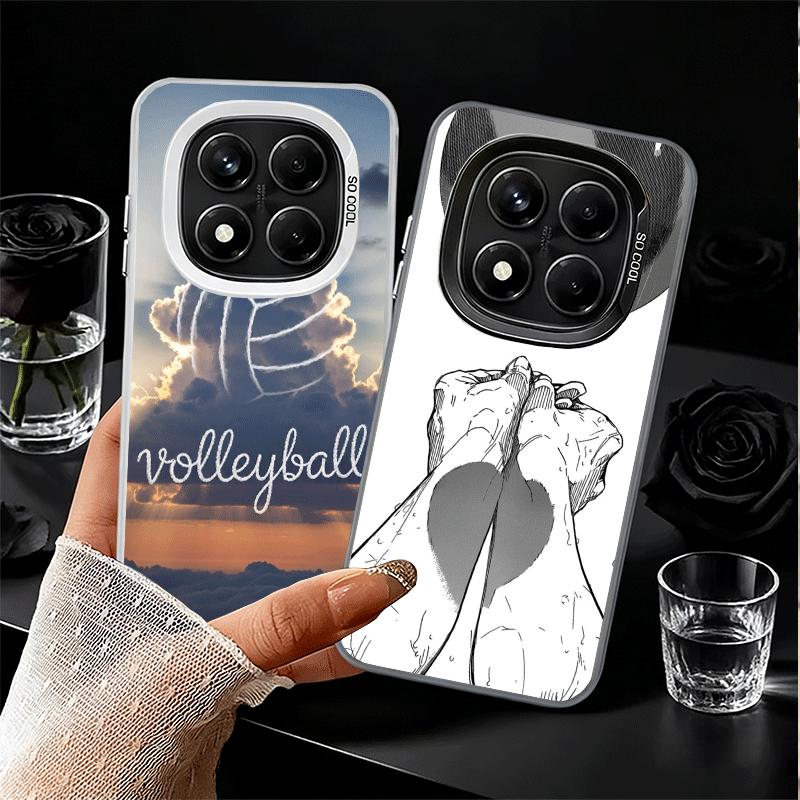 Volleyball Sport Soft Phone Case for Xiaomi Redmi Note 13 14 15 Pro Plus 12S 12 11S 11 11T 10S 10 Shockproof Cover Back Shell