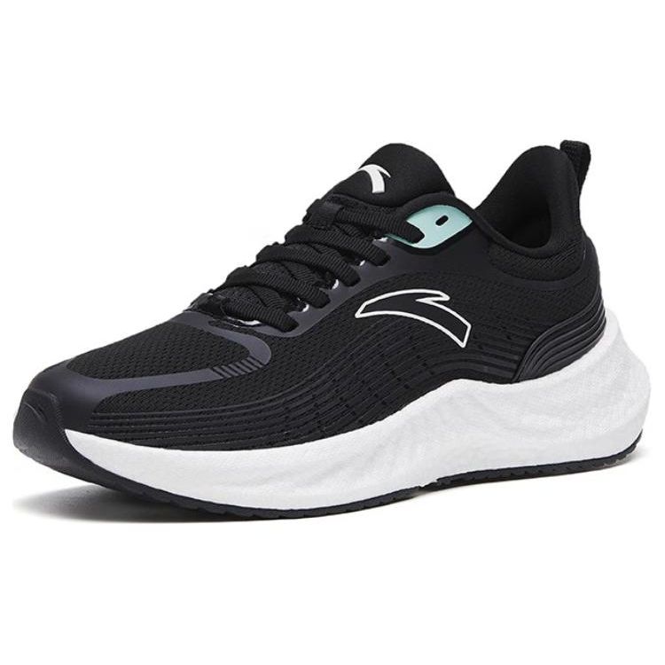 Anta Mars Foam Durable Breathable Low-Top Running Shoes Women Sneaker Black 122315585-2