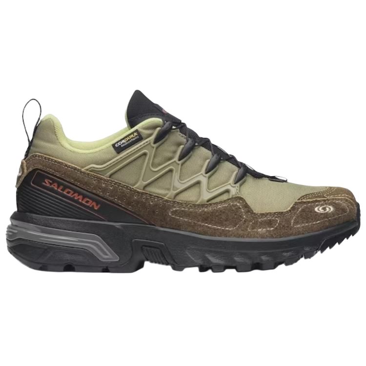 SALOMON Acs+ Escape Classic Удобная Амортизация Поддержка Прочные Легкие Кроссовки с Низким Верхом Унисекс кроссовки Зеленый Коричневый 477951