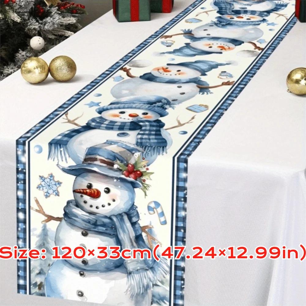 Новогодний Рождественский Скатерть Рождественская Вечеринка Navidad Подарок Рождественское Флажок Стола Чехол Флажка Рождественские Украшения
