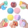 Heizi Squeeze Ball Stress Reliever, Squeeze Balls, Stress Relief, Frustration Relief, Squeeze Balls, Anxiety Relief (4 Pastel, 1 Rainbow)