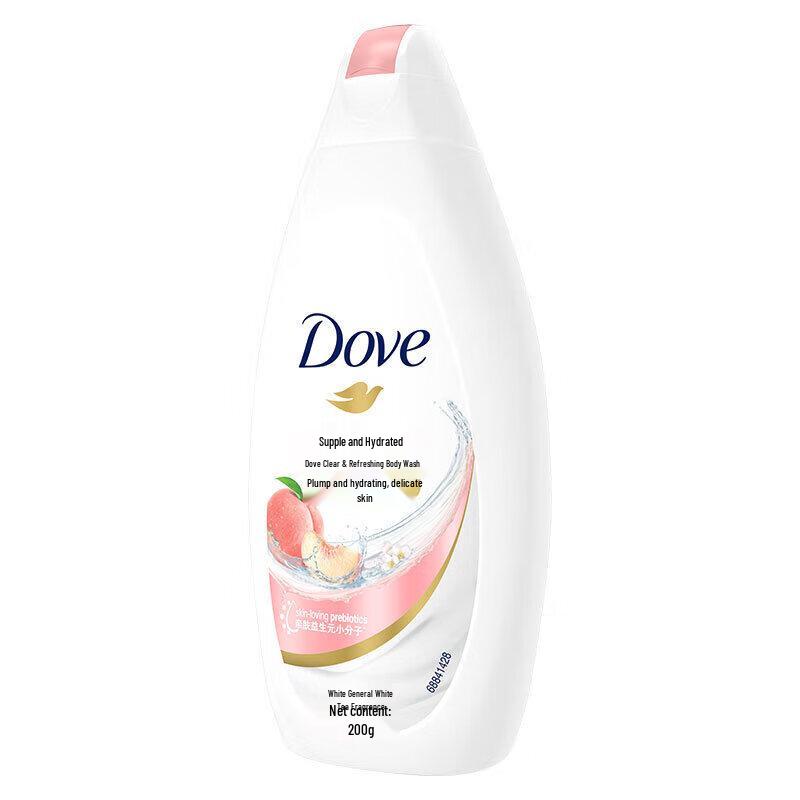 DOVE Гель для душа «Белый персик и белый чай» (200 г x 4 бутылки)