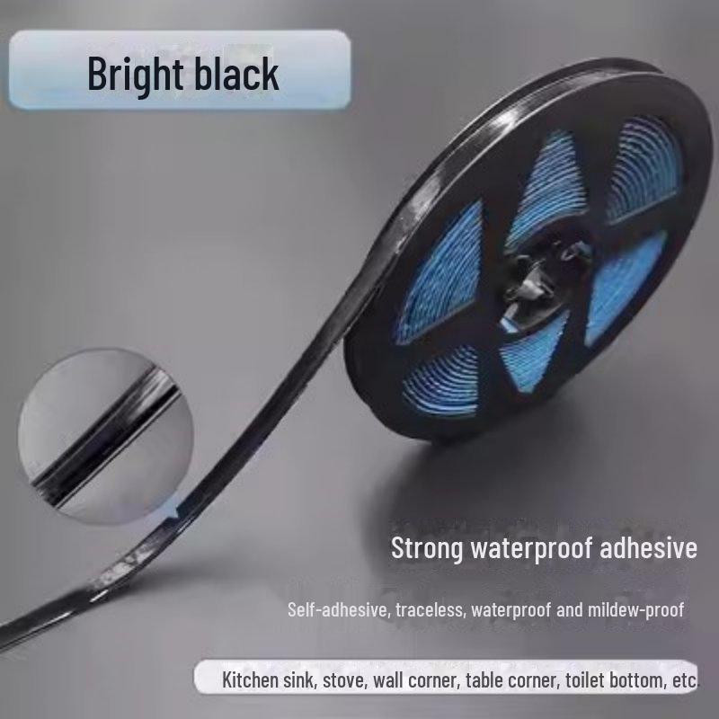 Waterproof Self-Adhesive Decorative Seam Stickers for Kitchen Sink - Mildew-Proof Edge Line Board