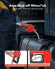 Fuel Transfer Pump, 12V DC 40 L/min, Portable Diesel Transfer Pump Kit, with Auto Shut-Off Nozzle, Discharge Hose, Overheat Protection, Power Cable,