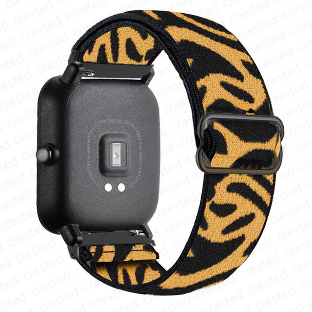 Нейлоновый ремешок Для Amazfit GTS 4/2/2e/3/GTS2 Mini/GTR/4/3/Pro/GTR2/stratos Браслет ремешок Amazfit bip 6 5 3 20мм/22мм Ремешки для часов