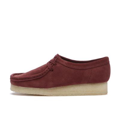 ClarkS W S Wallabee. 26179317 Глубокий Красный Sde