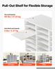VEVOR Wood Literature Organizer 24 Compartments Office Mailboxes White, Countertop Literature Sorter for Files Documents Papers