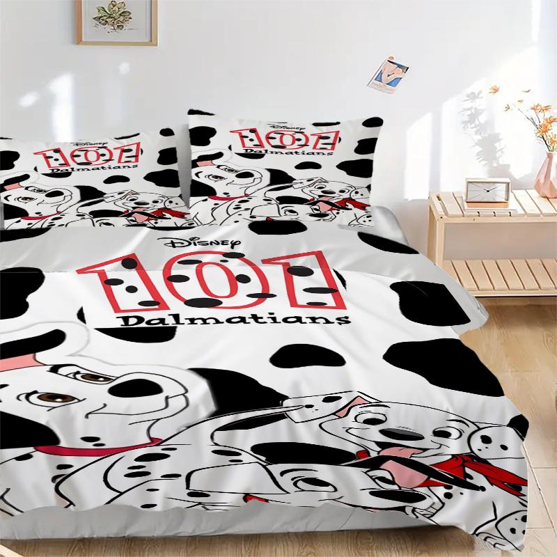3Pcs Dalmatian Puppies Adventure Bedding Sets For All Sizes New 3D Printed Bed Cover Comforter Duvet Cover Pillowcase Bedroom Decoration