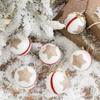 6pcs 6cm Christmas Tree Pendant Delicate Hanging Ornament Christmas Foam Ball Shopping Mall Scene