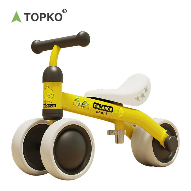 Профессиональный балансовый велосипед TOPKO, 3-колесные детские ходунки, баланс без педалей