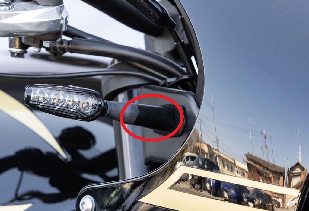 Удлинитель вала поворотника для мотоцикла Kijima Z900RS/CAFÉ('18-) Удлинитель 35 мм для M8, набор из 2 шт. 217-5024