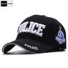 Brand Tactical Baseball Cap For Men Women Acrylic Army Hat 3D Embroidery Police Letter Snapback Outdoor Cap
