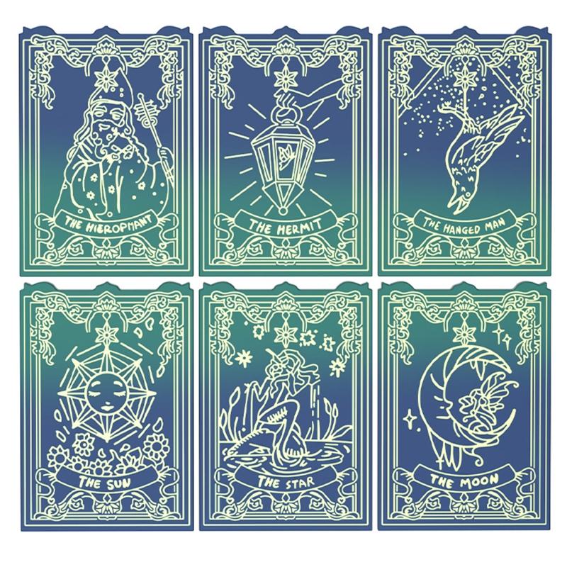 6 листов/24 листа Taluo Card силиконовые формы для литья смолы эпоксидные формы для DIY персонализированные Taluo Card игры ювелирные изделия