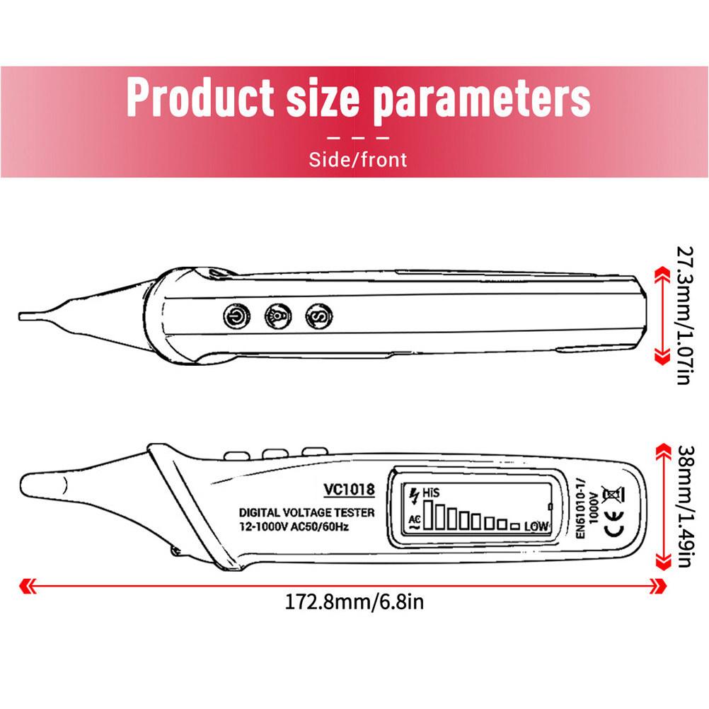 Non-contact Electricity Test Pencil Multifunctional Testing Tester Tool Electrician Hand