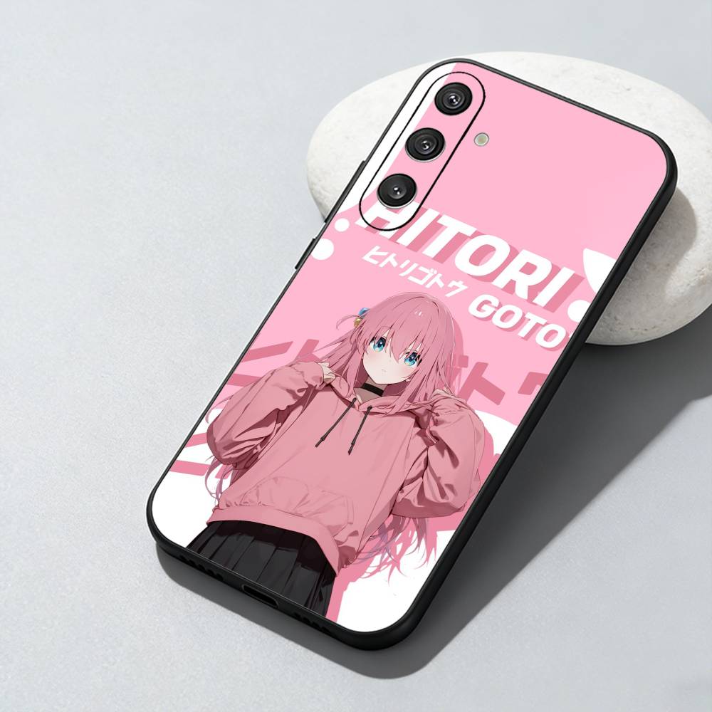 Чехол для телефона B-Bocchi The R-Rock Hitori Gotoh для Samsung Galaxy A73, A72, A71, A70, A52, A51 Другие Мягкий Черный Чехол