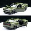 1/44 Dodge Challenger SRT Hellcat Toy Car Model Diecast Metal Vehicle Miniature Pull Back Doors Openable Collection Gift for Kid