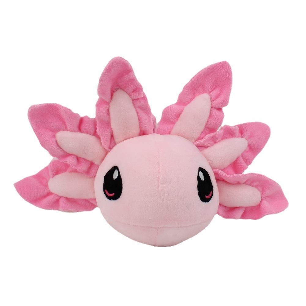 New Cartoon Simulation Salamander Doll Cute Axolotl Plush Toy Hexagonal Dragonfish Doll