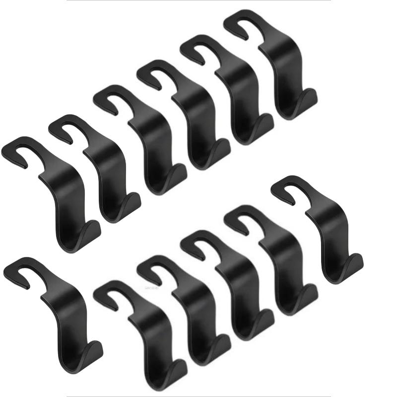 Универсальные крючки на подголовник автомобиля Сверхпрочный АБС-пластик Вешалка на спинку сиденья для сумок, продуктов, пальто, зонта Автомобильные аксессуары-органайзер