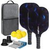 Ракетка и мяч для пиклбола из углеродного волокна, подарочный набор для занятий спортом на открытом воздухе