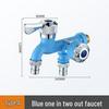Dual-Head Multi-Function Washing Machine Faucet: 3-Way, Single Cold, Quick Open