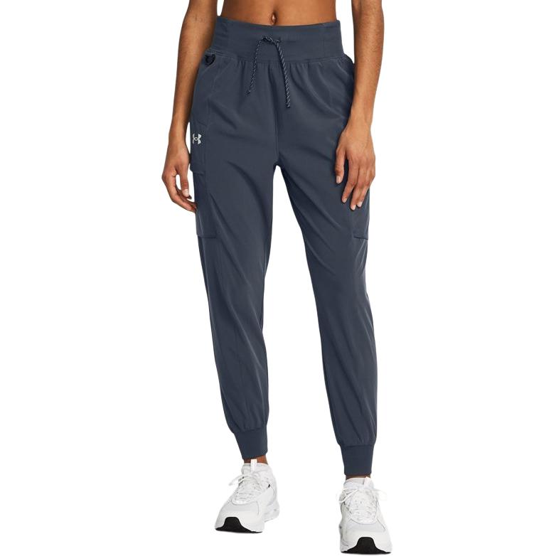Under Armour Удобные спортивные брюки на шнуровке женские, серые 1383359-044