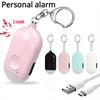 Personal Self Defense Alarm,130db Self Defense Siren Safety Alarm For Women Girl, Personal Keychain Alarm