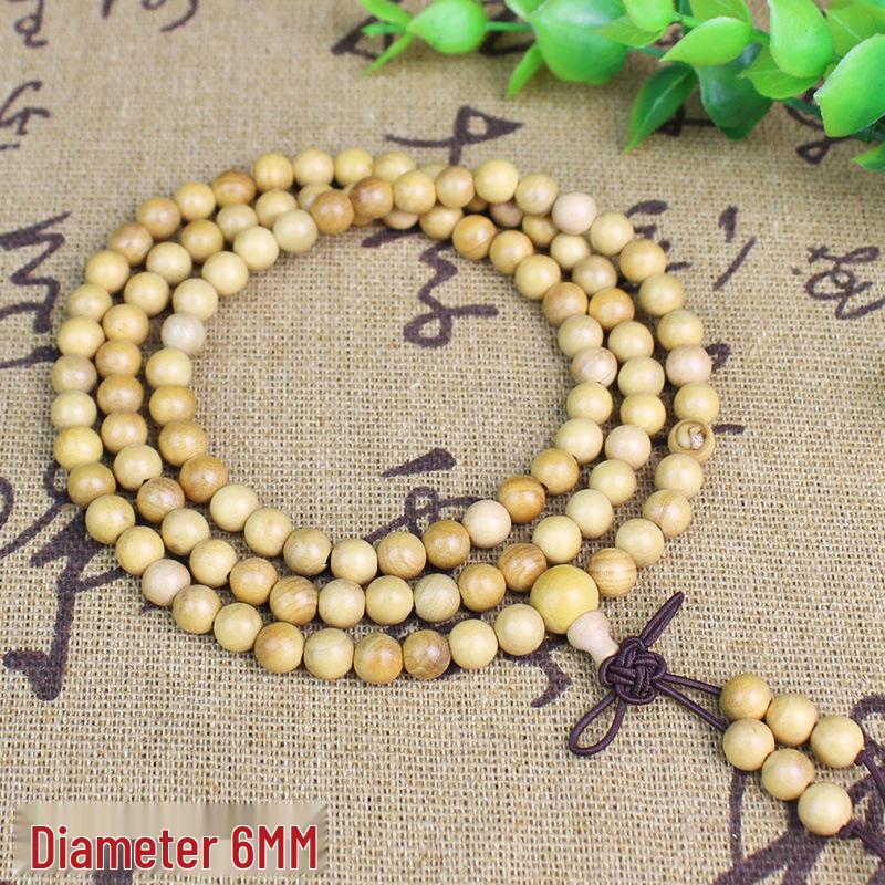 Деревянные браслеты из бусин сандалового дерева - 108 бусин, унисекс украшения для пар