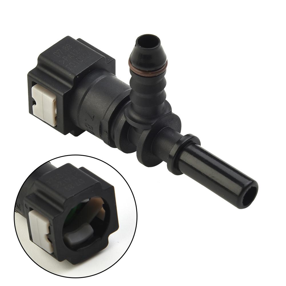 Car Fuel Line Hose Quick Release Connector 7.89mm ID6 Female Bundy Tee Fitting Auto Fuel Line Rubber Hose Coupler Accessories Fuel System 2