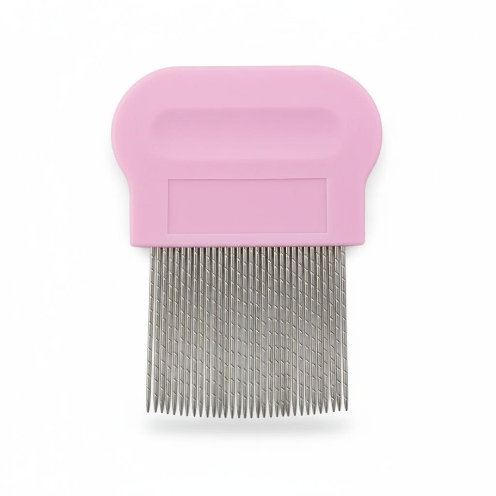 Terminator Lice Comb with Micro Grooved Spiral Teeth Durable Stainless Steel Hair Care Nit Remover Safe Fine Tooth Comb